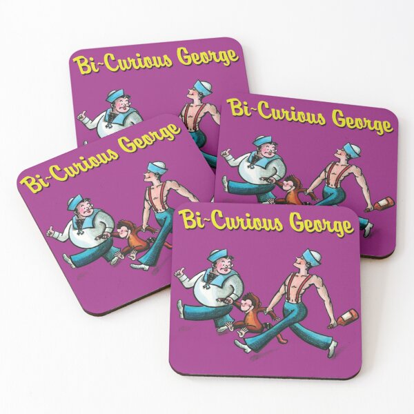Item preview, Bi-Curious George - Book Cover Art designed and sold by Standard Media Company.