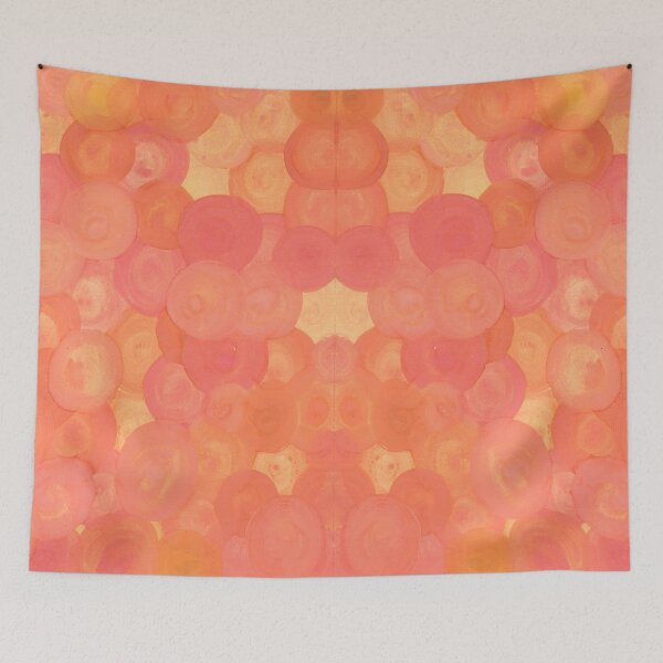 Item preview, Orange Circles Watercolor designed and sold by sarahrinouye.