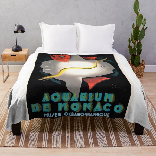 Item preview, 1926 Monaco Aquarium Advertising Poster designed and sold by retrographics.