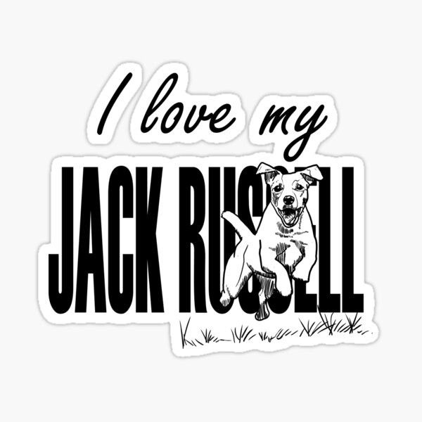 Item preview, I love my Jack Russell designed and sold by Sourbraaten.