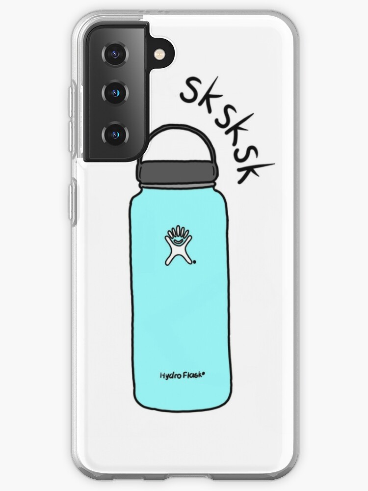 hydro flask vsco girl edition teal Samsung Galaxy Phone Case