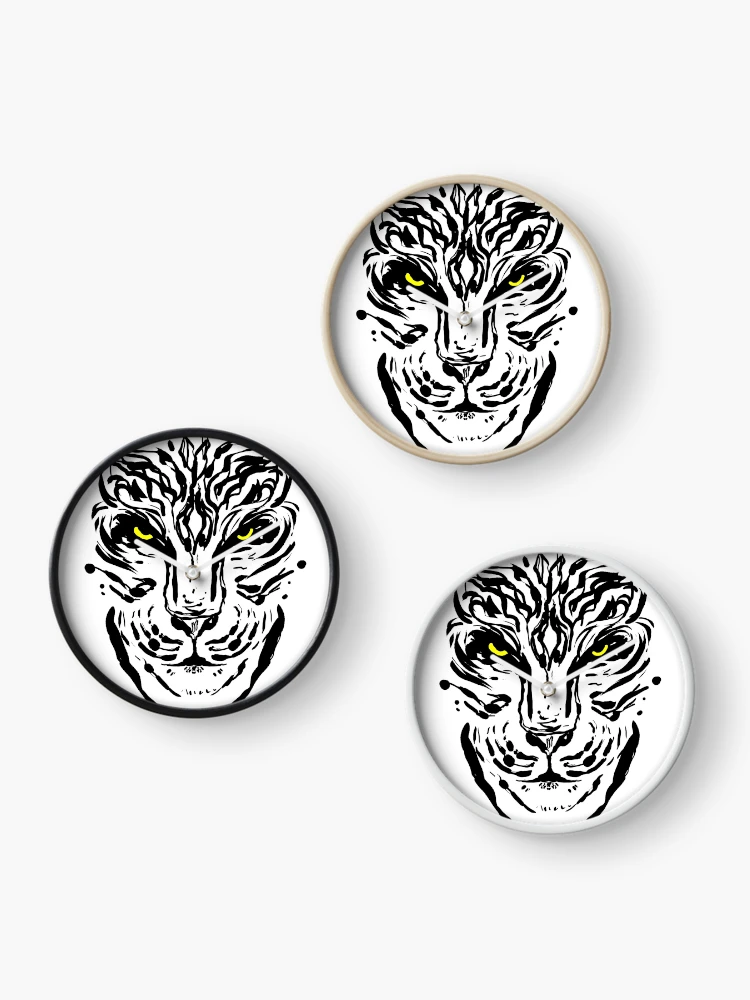 Thumbnail 3 of 4, Clock, Tiger Ink designed and sold by question.