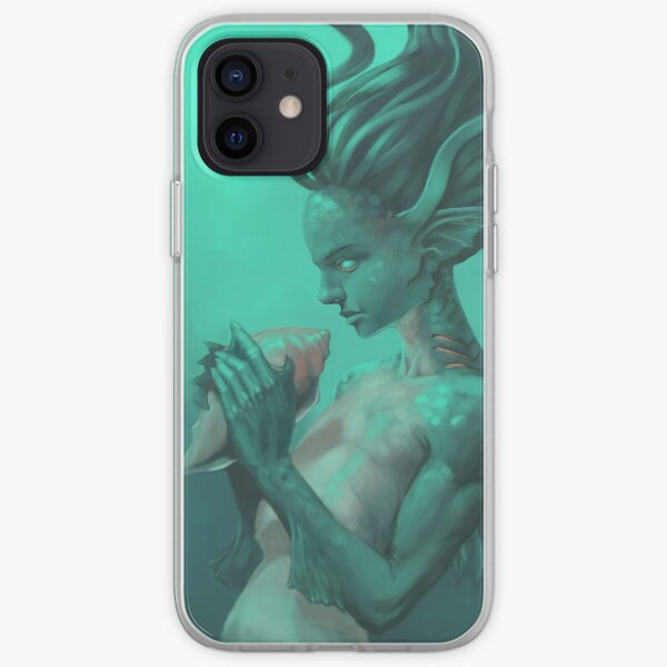 Mermaid with Shell iPhone Soft Case