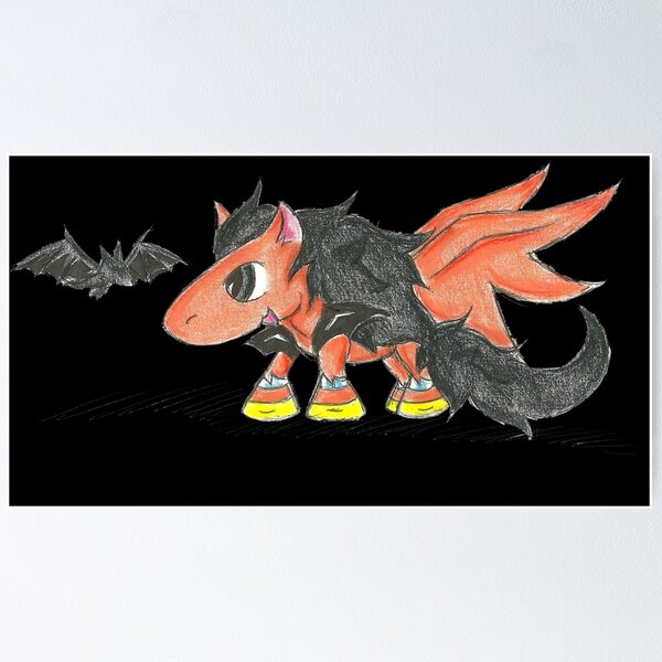 Item preview, Baby Halloween Pegasus designed and sold by KOKeefeArt.