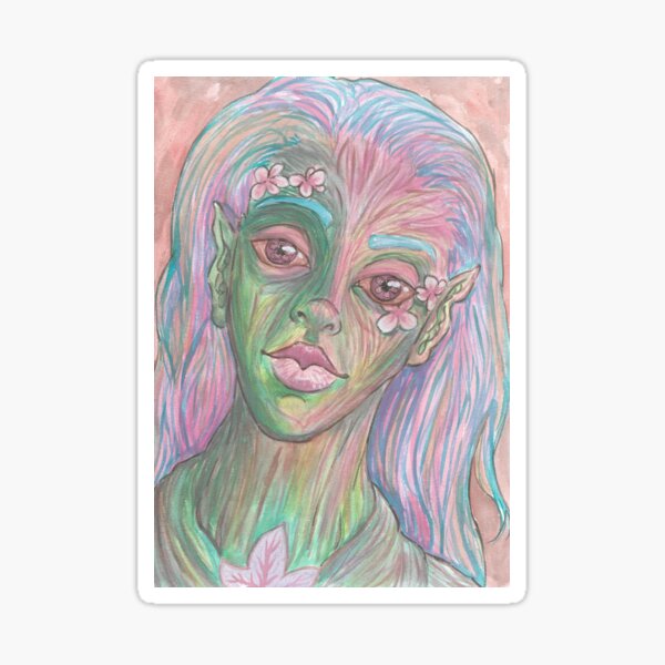Vista previa del artículo con la obra «Acuarela Dryad», diseñado y vendido por Danielle Lucas.