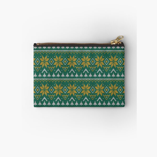 Item preview, Knitted Christmas pattern green  designed and sold by fuzzyfox.