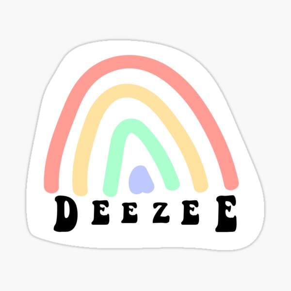 "DEEZEE" Sticker by Shelbyyminor | Redbubble