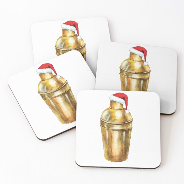 Item preview, Gift idea for Bartender. Christmas and New Year Golden Cocktail Shaker designed and sold by crannnk.