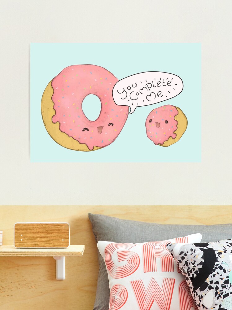 Donut I Only Eat Hole Foods' Throw Pillow Cover 18” x 18