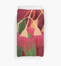 Pink Flowering Gum Duvet Cover
