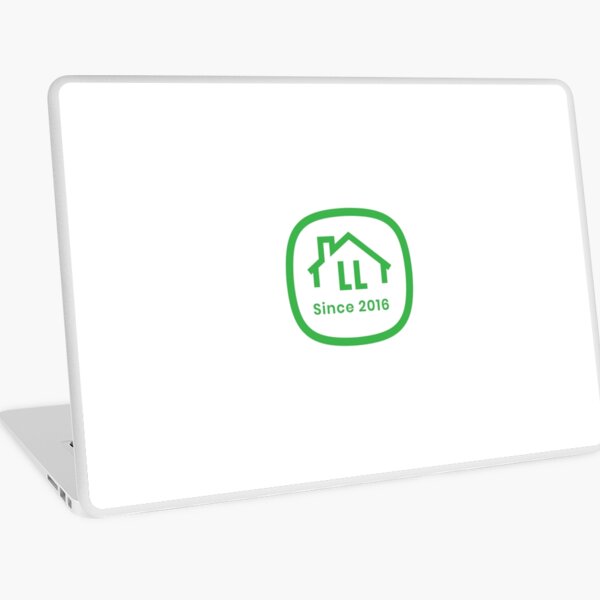 LL White Badge Laptop Skin