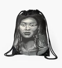 Sauna Girl Drawstring Bag