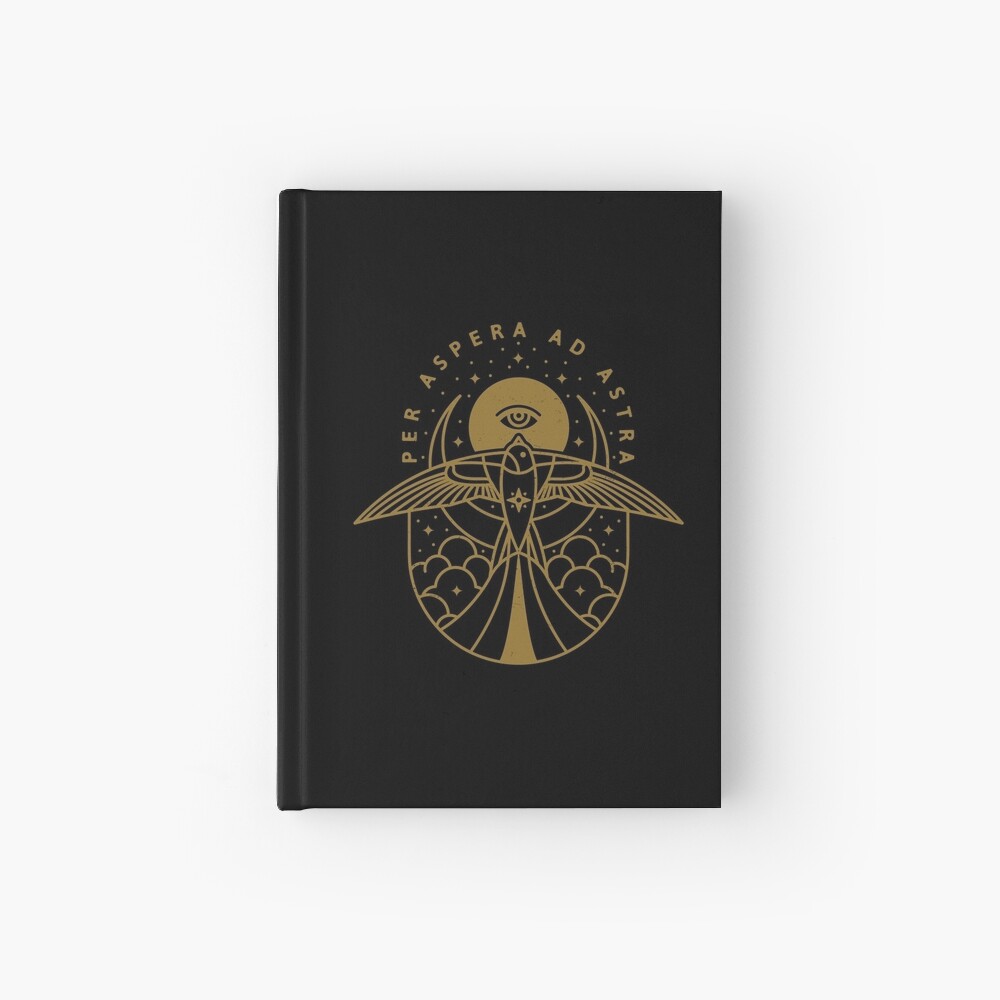 Per Aspera Ad Astra Hardcover Journal