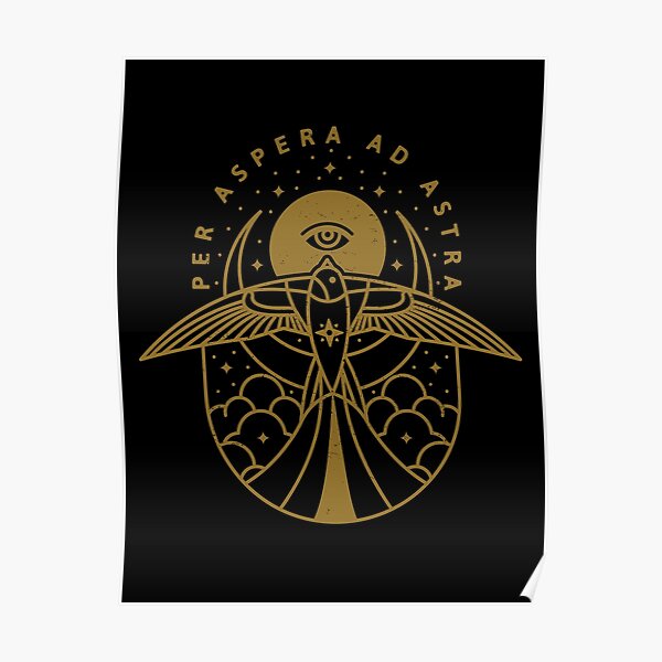 Ad Astra Per Aspera Wall Art | Redbubble