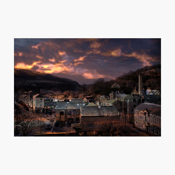 Item preview, Sundown At Hebden Bridge designed and sold by Sandra Cockayne.