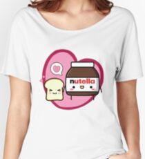 Kawaii Nutella and sandwich bread Women's Relaxed Fit T-Shirt