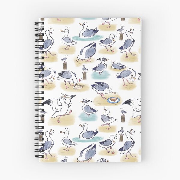 Aperçu de l'œuvre Motif mouette comique - bois de plage créée et vendue par Midsea.