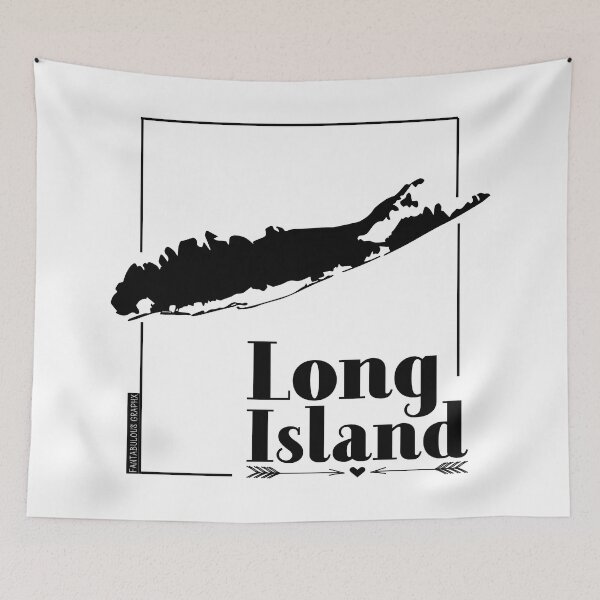 Item preview, Long Island, NY (Black) designed and sold by FantabGraphx.