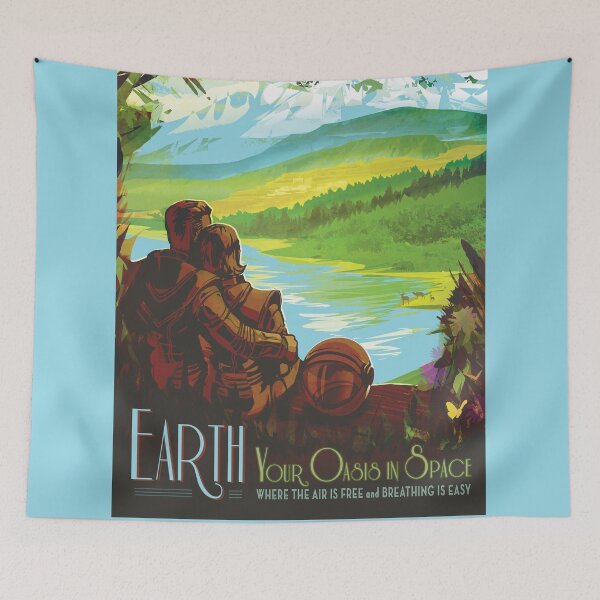 Item preview, EARTH, Your Oasis in Space! designed and sold by Pablo Carlos Budassi.