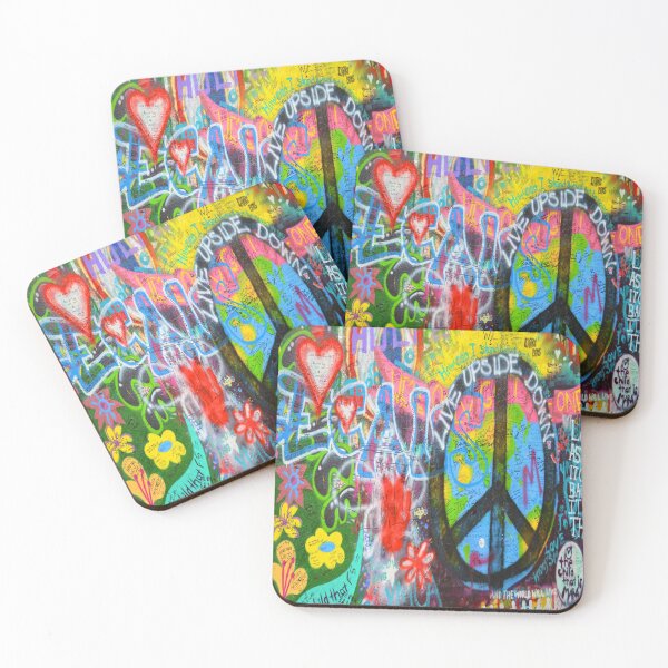 Item preview, Graffiti Peace Wall designed and sold by Delights.