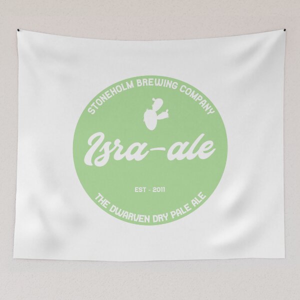 Item preview, Israle-Ale Mock Beer Logo (Shadow of Israphel) designed and sold by ac100ac.