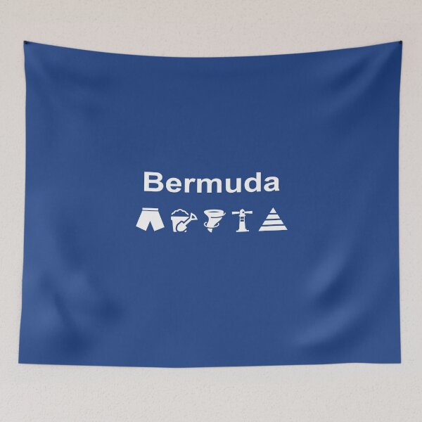 Item preview, Bermuda Icons Dark Monotone designed and sold by TinyStarAmerica.