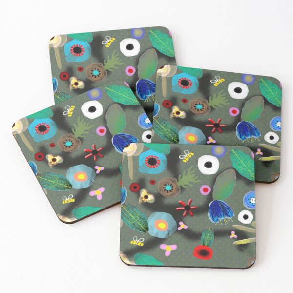 Item preview, Green dark meadow polka dots cute designed and sold by rupydetequila.