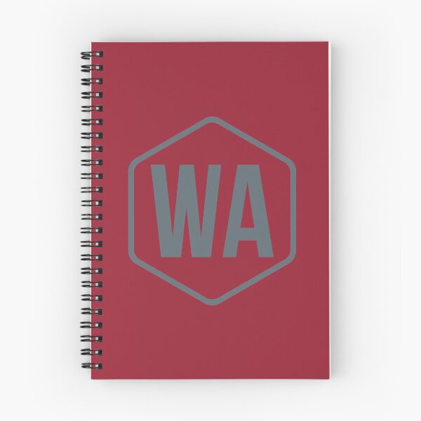 Item preview, Washington Hex Gray on Scarlet designed and sold by samvschantz.