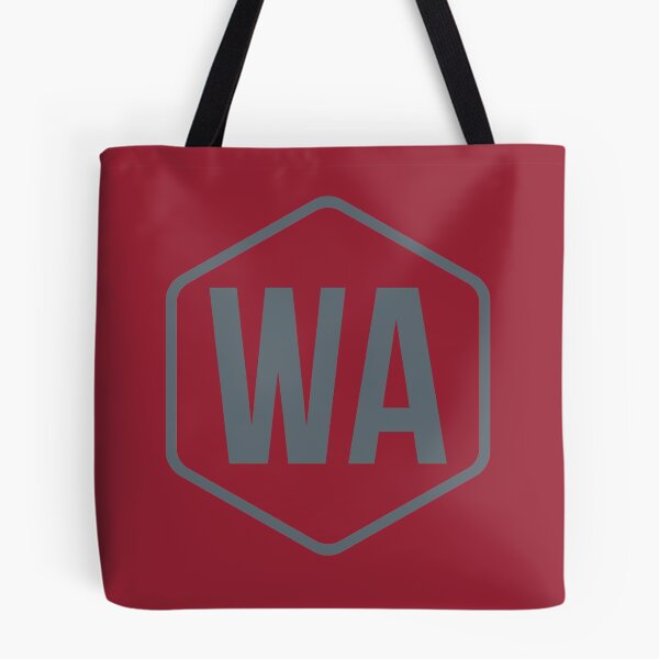 Item preview, Washington Hex Gray on Scarlet designed and sold by samvschantz.