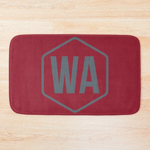 Item preview, Washington Hex Gray on Scarlet designed and sold by samvschantz.