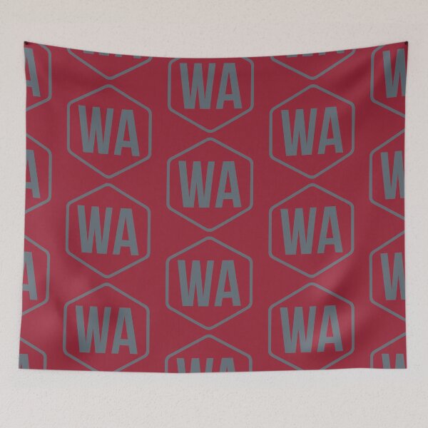 Item preview, Washington Hex Gray on Scarlet designed and sold by samvschantz.