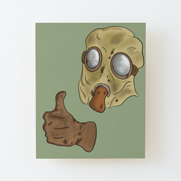 Funny Ww1 Wall Art Redbubble - verdun gas masks roblox