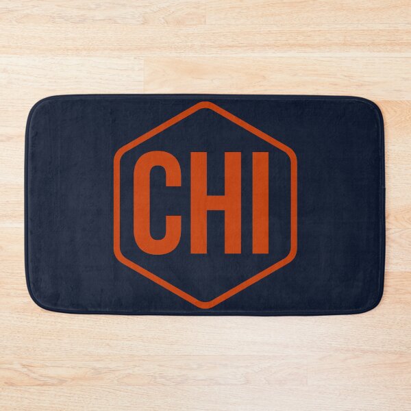 Item preview, Chicago Hex Orange on Navy designed and sold by samvschantz.