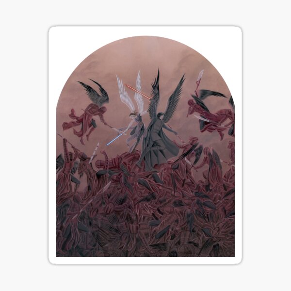 Battle with the Praetorian Demons Sticker