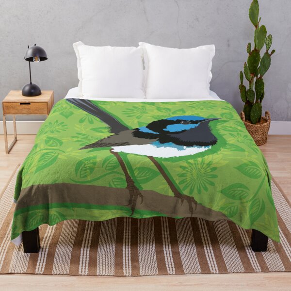 Item preview, Wren Fairy Blue Bird Australia designed and sold by blueidesign.