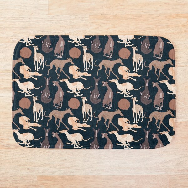 Whippet Good - Dark Bath Mat