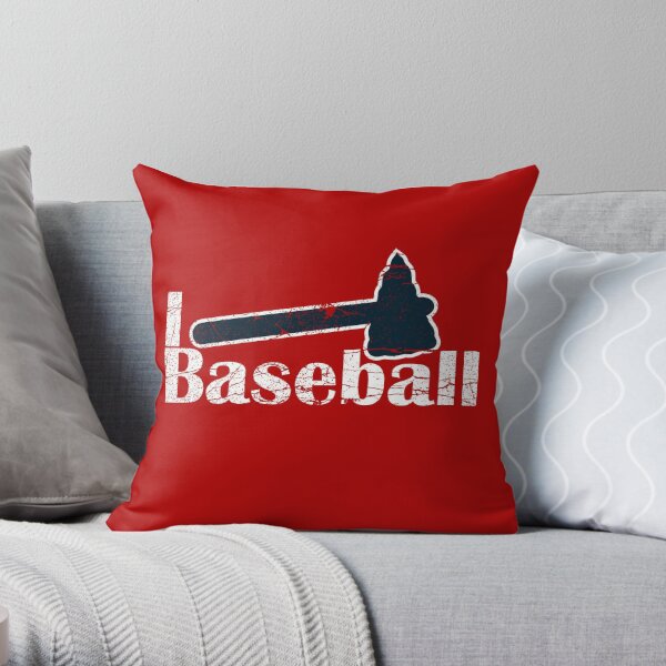 The East Is Ours Braves Cool Baseball' Throw Pillow Cover 18” x 18