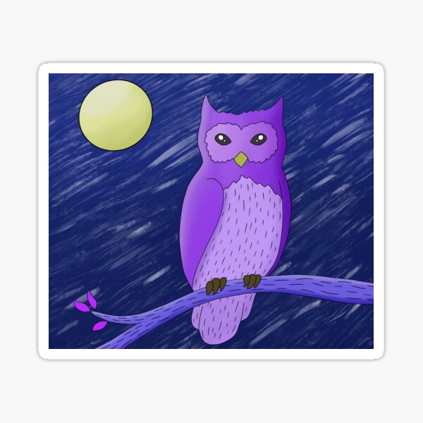 Night Owl Sticker