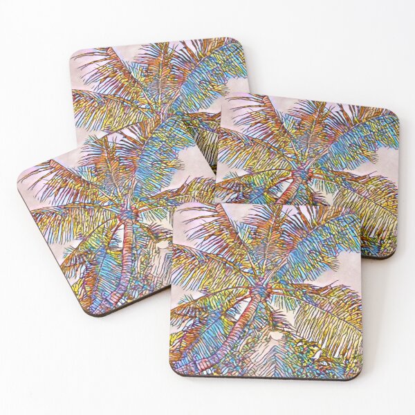 Item preview, Colorful Palm Tree designed and sold by Keywestpicard.
