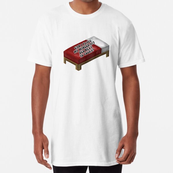 Minecraft Bed T Shirts Redbubble - minecraft bed roblox decal id