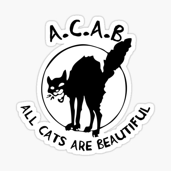 Artikel-Vorschau von Alle Katzen sind schön - ACAB - Sabo-Tabby, designt und verkauft von SpaceDogLaika.
