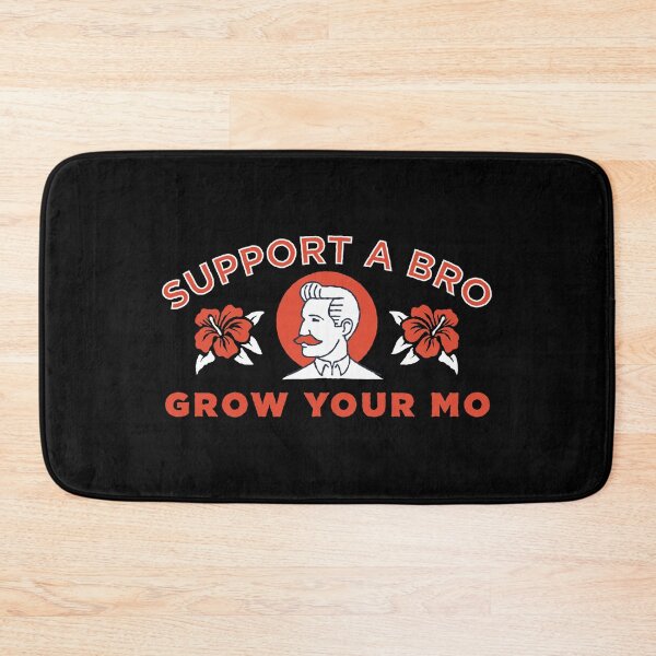 Item preview, Motivational Inspirational and Positive quote - Support a bro grow your mo typography text art by Word Fandom - wordfandom designed and sold by Kerry Pritchard.