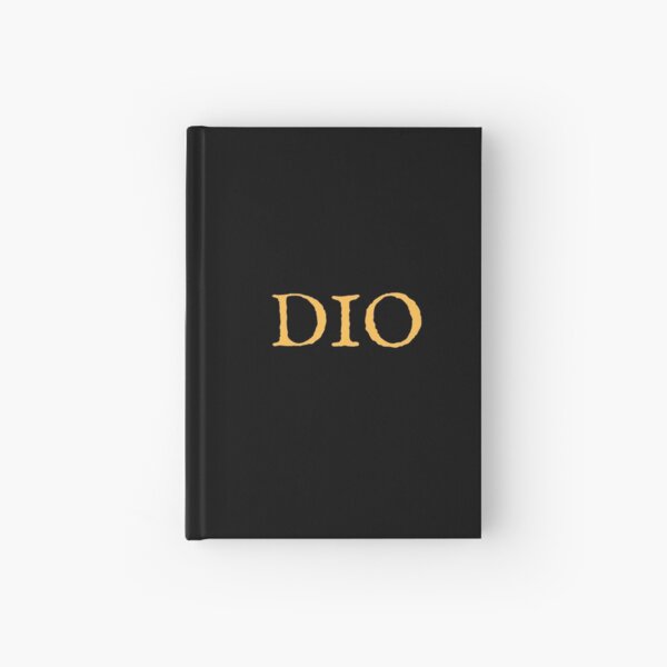 "Diary of DIO" Hardcover Journal by SadBoisInc Redbubble