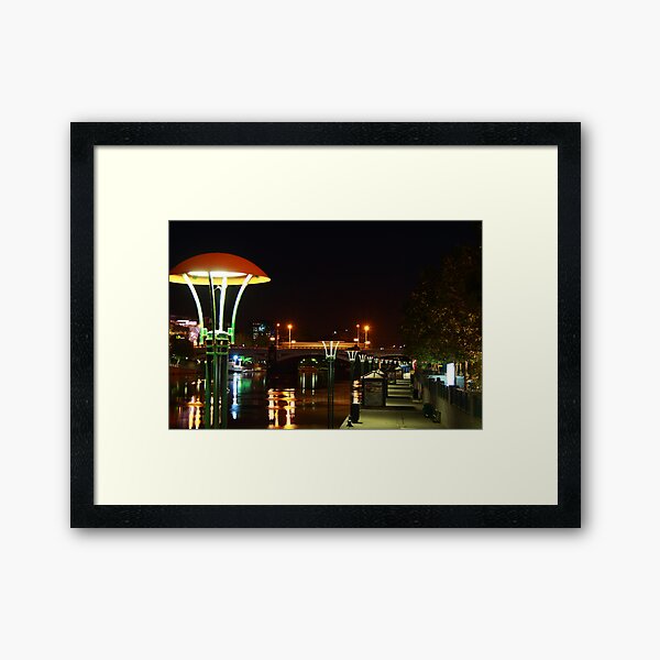 Item preview, evening view along yarra river designed and sold by ashara.