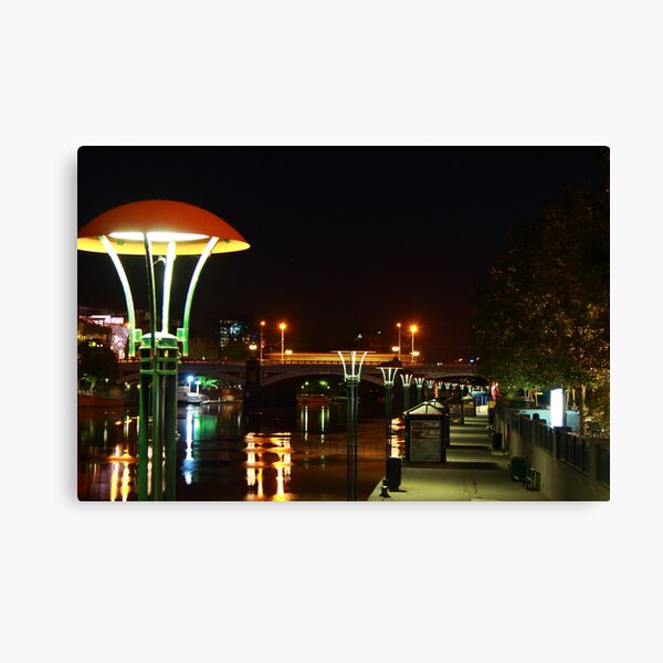 Item preview, evening view along yarra river designed and sold by ashara.