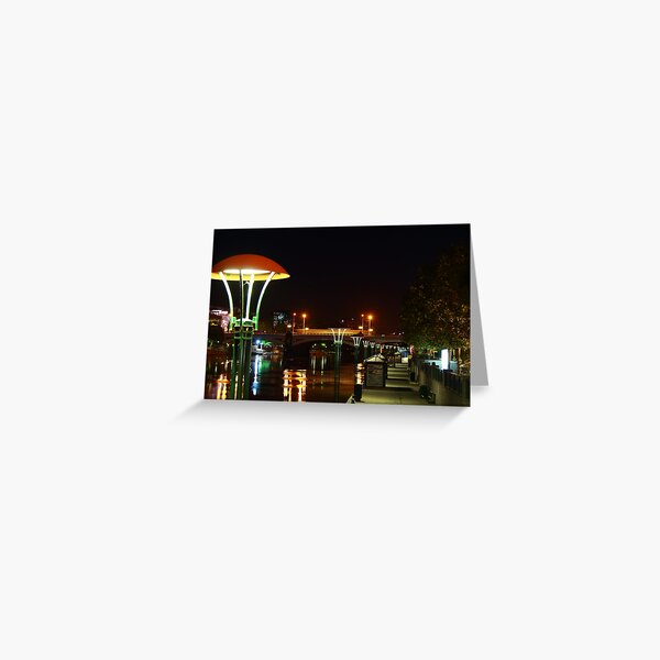 Item preview, evening view along yarra river designed and sold by ashara.