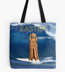 Surfing The Scream World Tour Happy Easter Tote Bag