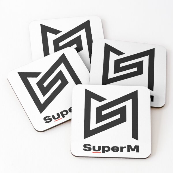 Artikelvorschau, SUPER M LOGOAUFKLEBER entworfen und verkauft von letsgetsticky.