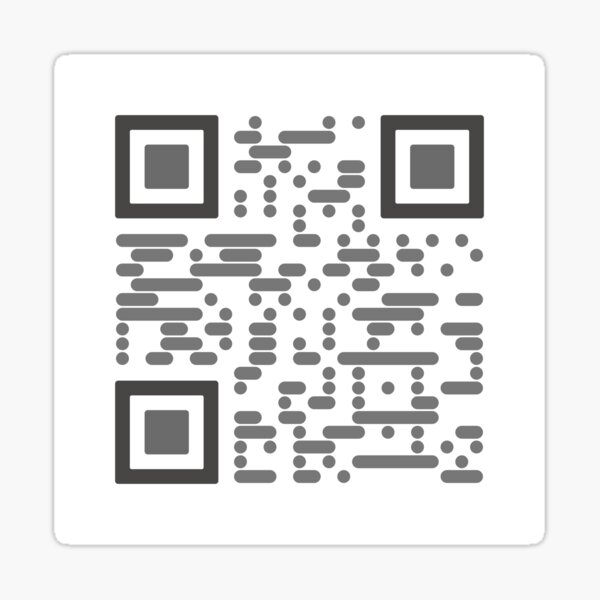 Careless Whisper QR Code Sticker