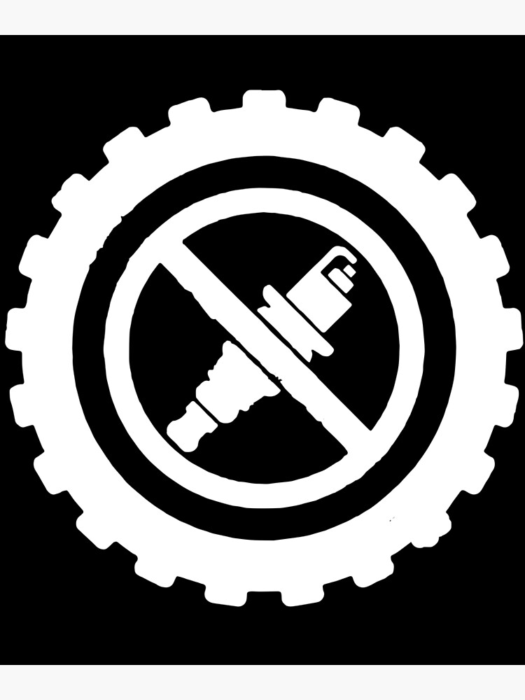 "No Spark Plugs Diesel Truck Industrial Engine Trucker" Poster for Sale